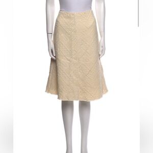 NWT Rodebjer Chic Cream A-Line Women's Skirt size XS